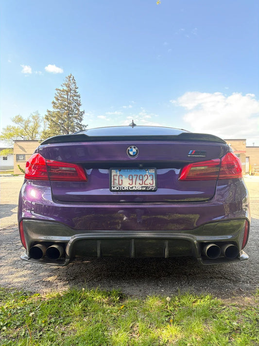 3D Style Carbon Fiber Rear Diffuser | BMW F90 M5 (2018–2023)