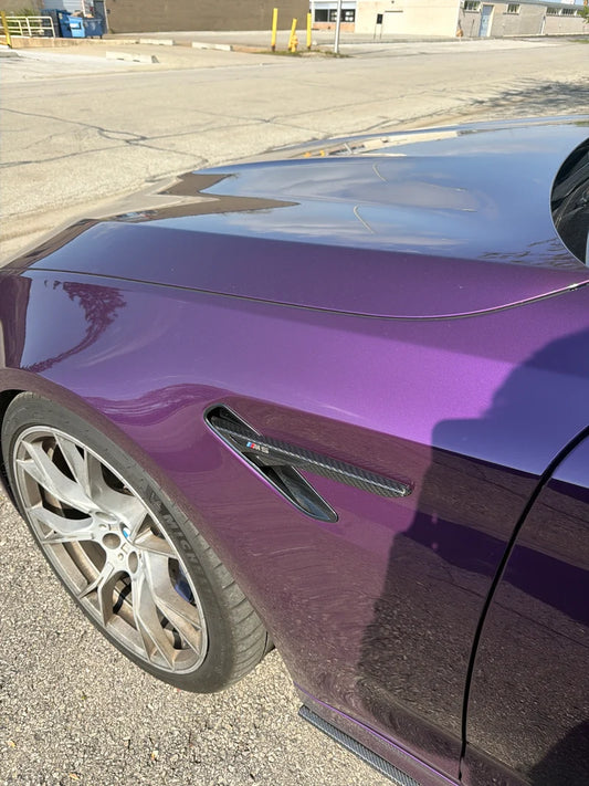 Dry Carbon Fiber Side Vent Trims | BMW F90 M5 (2018–2023)