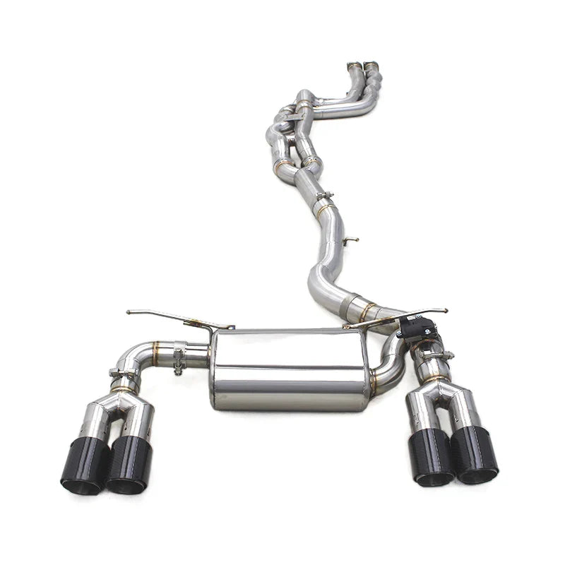 Valved Exhaust System | BMW M2 F87 N55 | Stainless Steel / Titanium