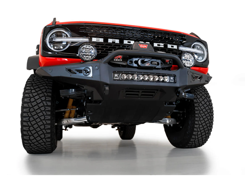 2021-2024 Ford Bronco Rock Defender Winch Style Front Bumper