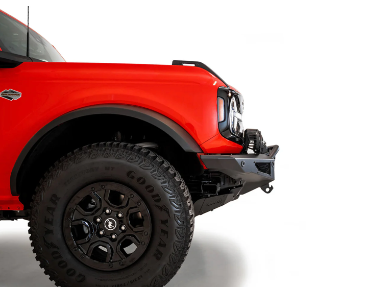 2021-2024 Ford Bronco Rock Defender Winch Style Front Bumper