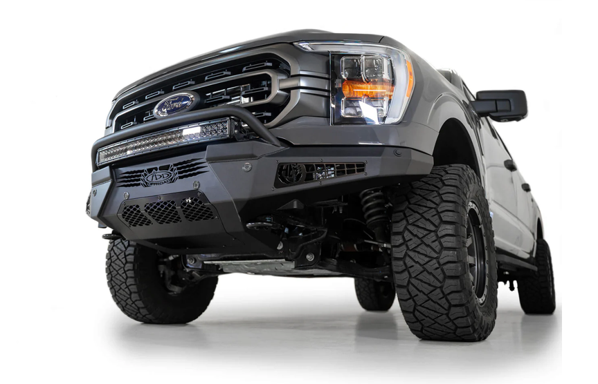 2021-2023 Ford F-150 HoneyBadger Front Bumper with Top Hoop