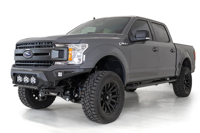 2018-2020 Ford F-150 Bomber Front Bumper Heritage-Inspired with Baja Designs Light Mounts
