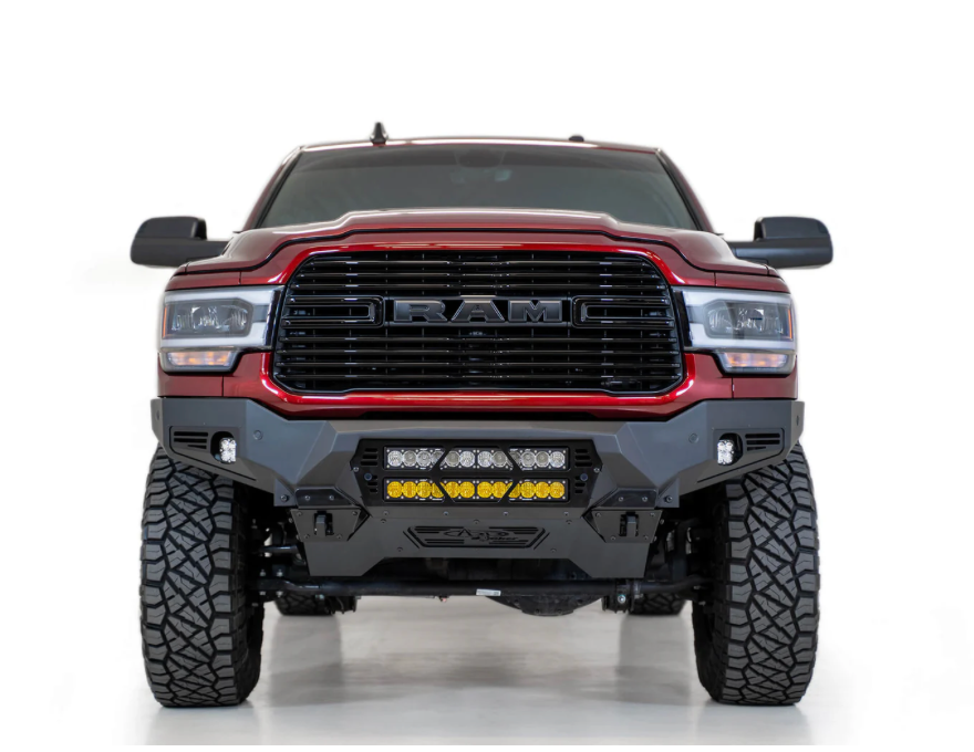 2019-2023 RAM 2500/3500 Bomber Series Front Bumper – Dual 20” Light Bars