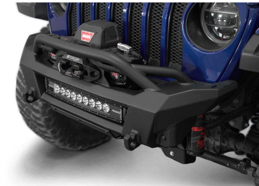 2018-2024 Jeep JL/JT Phantom Style Stubby Front Bumper with Integrated Winch Mount