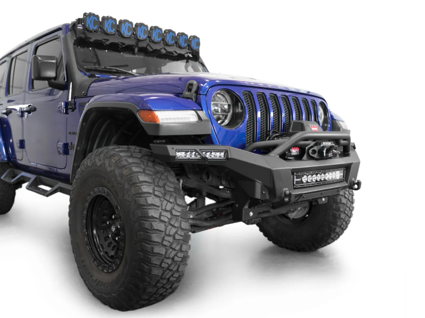 2018-2024 Jeep JL/JT Phantom Series Style Winch Front Bumper