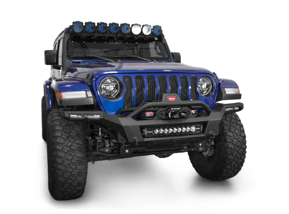 2018-2024 Jeep JL/JT Phantom Series Style Winch Front Bumper
