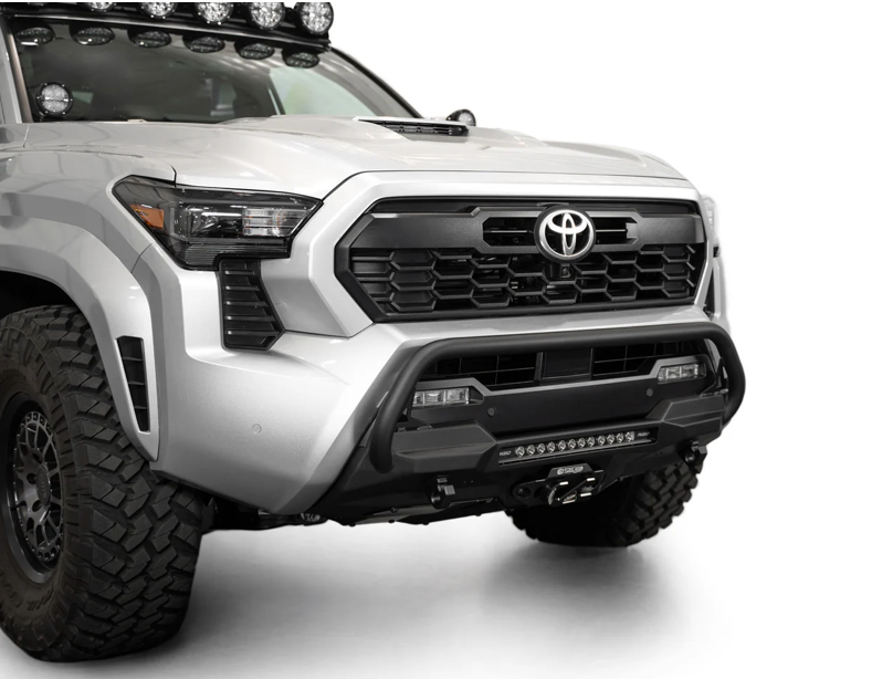 2024+ Toyota Tacoma Tactical Stealth Winch Front Bumper with Top Hoop and Center Mount