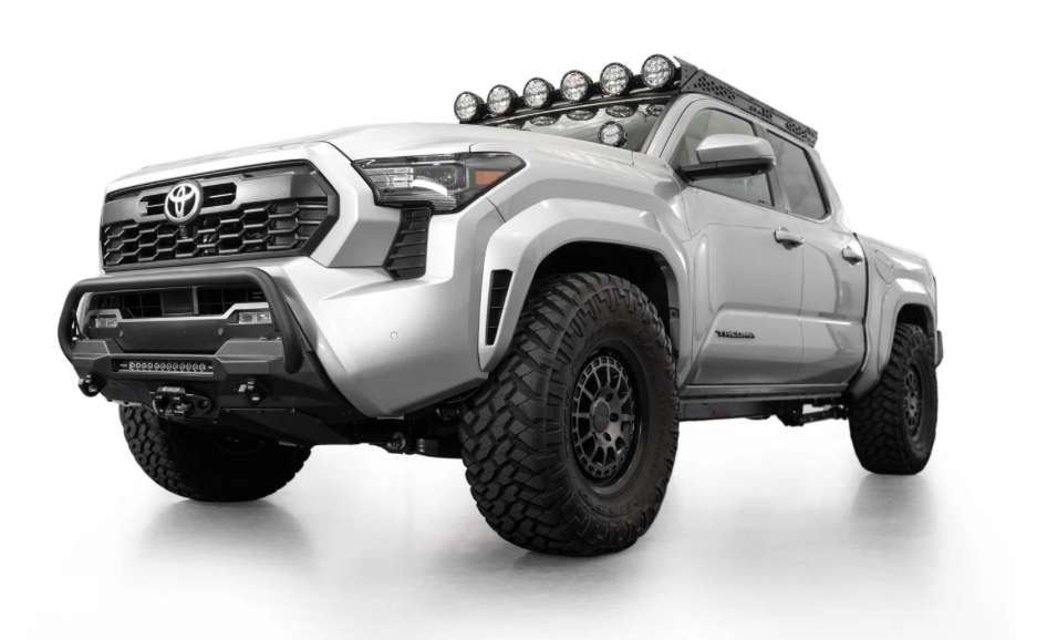 2024+ Toyota Tacoma Tactical Stealth Winch Front Bumper with Top Hoop and Center Mount