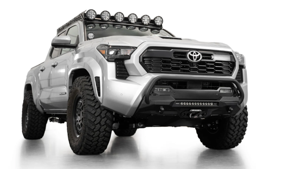 2024+ Toyota Tacoma Tactical Stealth Winch Front Bumper with Top Hoop and Center Mount