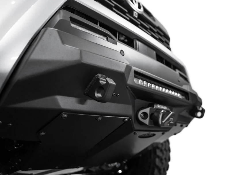 2024+ Toyota Tacoma Tactical Stealth Style Center Mount Front Bumper Skid Plate