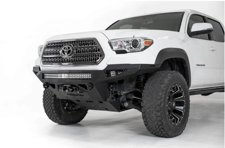 2016-2023 Toyota Tacoma Tactical Stealth Off-Road Winch Front Bumper
