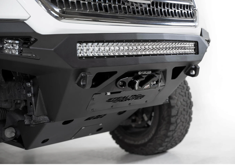2016-2023 Toyota Tacoma Tactical Stealth Off-Road Winch Front Bumper