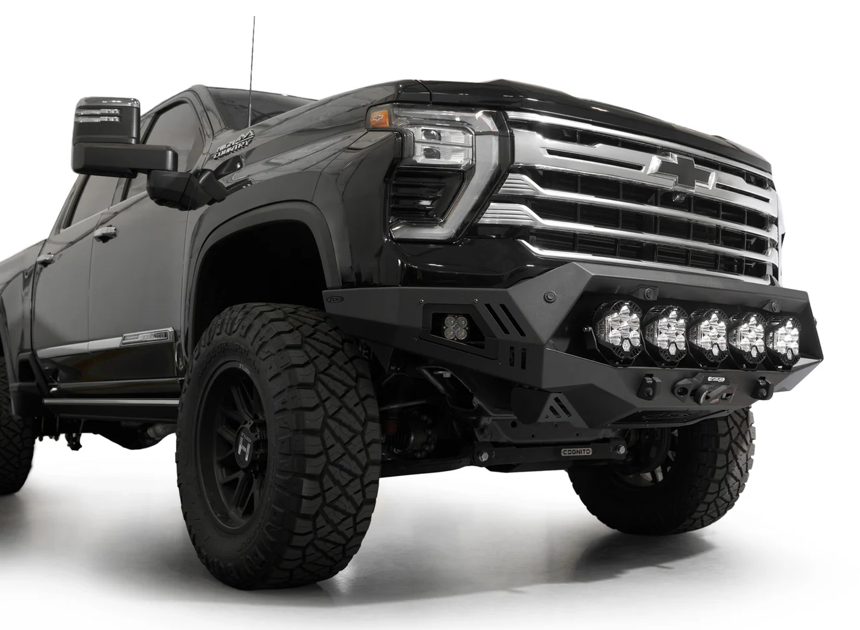 2024+ Chevy Silverado 2500/3500 Bomber Style HD Lighting Front Bumper