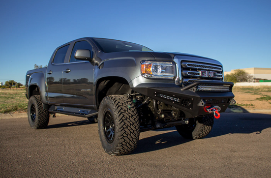 2015-2020 Chevy Colorado & GMC Canyon HoneyBadger Style With Heritage Design Front Bumper