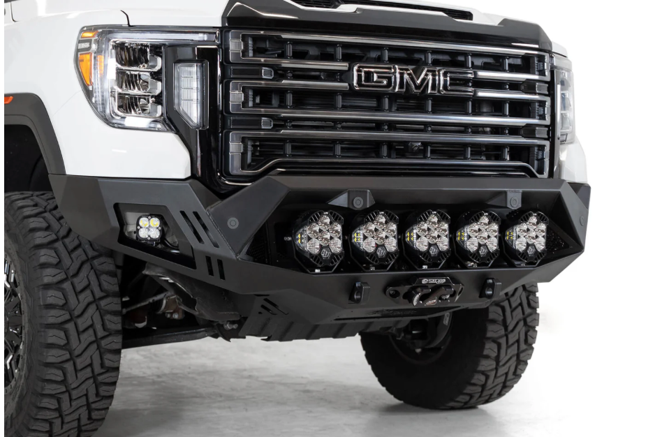 2020-2023 GMC Sierra 2500/3500 Bomber Style & HD Lighting Front Bumper