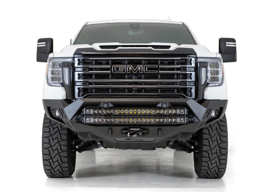 2020-2023 GMC Sierra 2500/3500 Bomber Style & HD Lighting Front Bumper