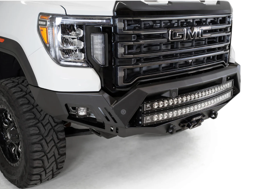2020-2023 GMC Sierra 2500/3500 Bomber Style & HD Lighting Front Bumper