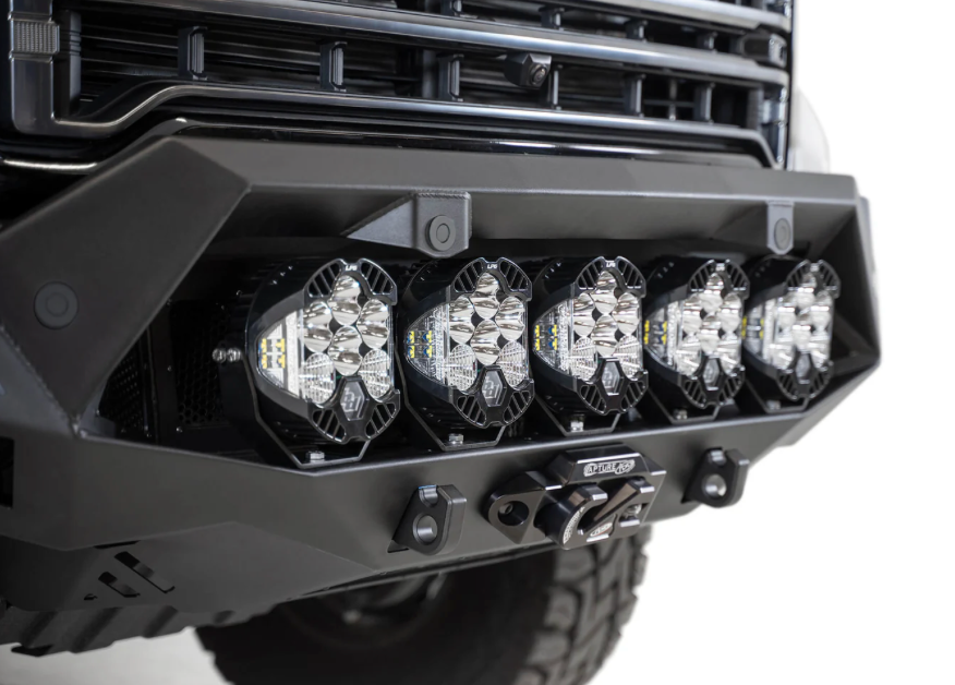 2020-2023 GMC Sierra 2500/3500 Bomber Style & HD Lighting Front Bumper