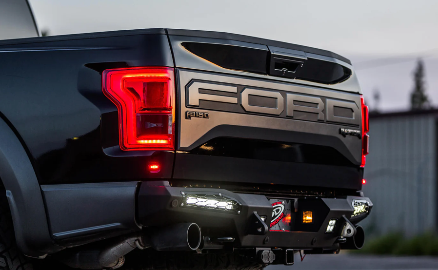 2017-2020 Ford Raptor HoneyBadger Design 10" Lights Rear Bumper