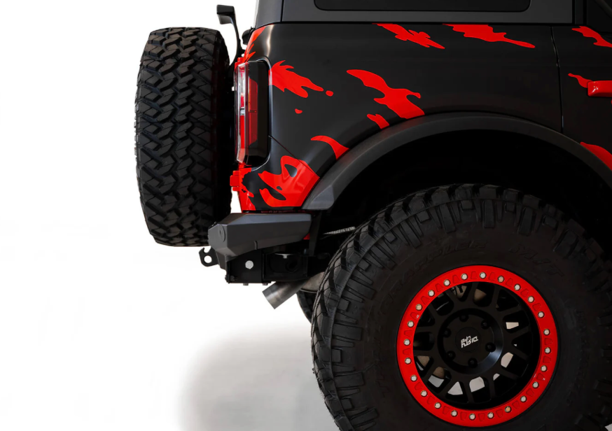 2021-2024 Ford Bronco Tactical Stealth Series Rear Bumper