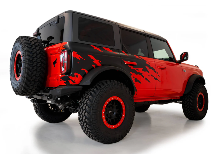 2021-2024 Ford Bronco Tactical Stealth Series Rear Bumper