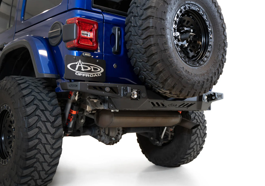2018-2023 Jeep Wrangler JL Tactical Stealth Series Rear Bumper