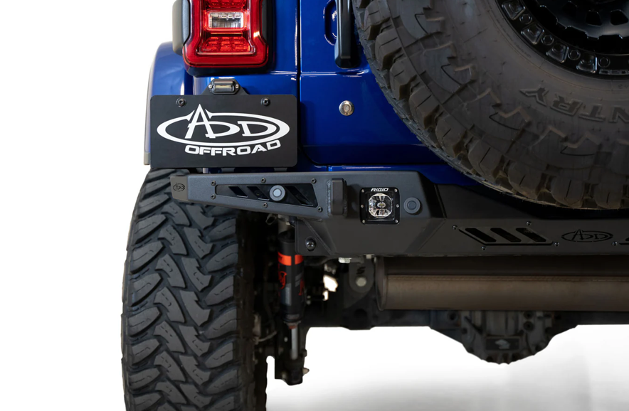 2018-2023 Jeep Wrangler JL Tactical Stealth Series Rear Bumper
