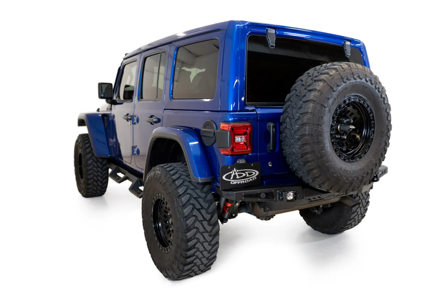 2018-2023 Jeep Wrangler JL Tactical Stealth Series Rear Bumper