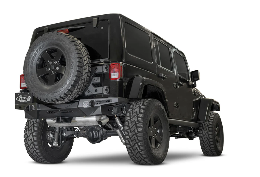 2007-2018 Jeep Wrangler JK Shadow Guardian Rear Bumper | Legacy Edition