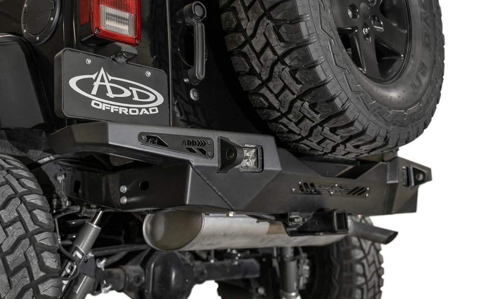 2007-2018 Jeep Wrangler JK Shadow Guardian Rear Bumper | Legacy Edition