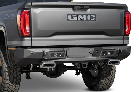 2019-2021 Chevy/GMC 1500 Shadow Armor Rear Bumper with Exhaust Tips