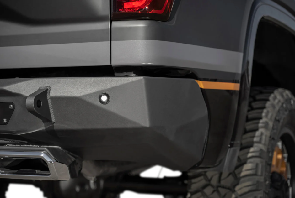 2019-2021 Chevy/GMC 1500 Shadow Armor Rear Bumper with Exhaust Tips