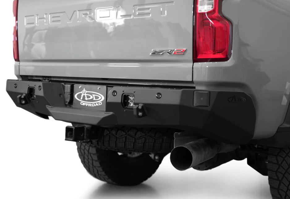 2024+ Chevy Silverado 2500/3500 Shadow Series Design Rear Bumper