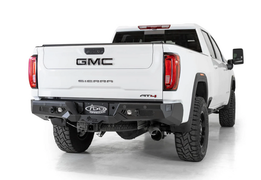 2020-2023 GMC/Chevy 2500 Heavy-Duty Bomber Rear Bumper with Blind Spot Integration