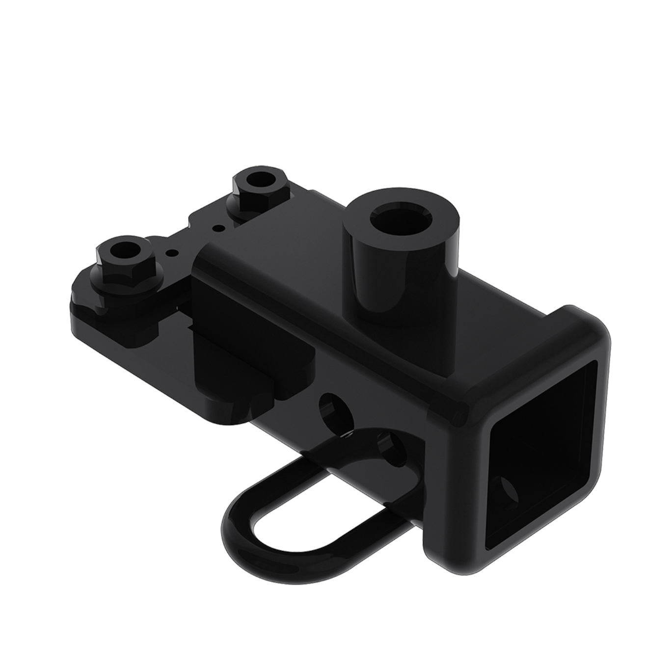 Heavy-Duty Class 4 Trailer Hitch | 2" Square Receiver | Black Finish | Fits RAM 1500 (2019-2025)