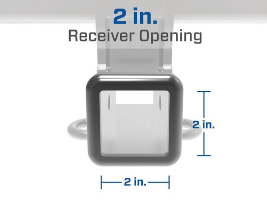 Heavy-Duty Class 4 Trailer Hitch | 2 Inch Square Receiver | Black | Compatible with Chevrolet Colorado & GMC Canyon (2023-2025)