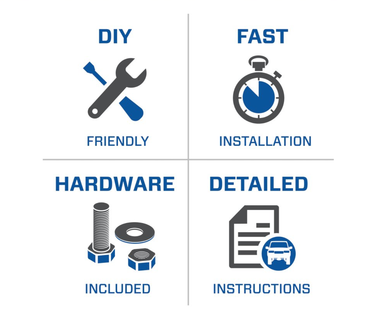 Heavy-Duty Class 4 Trailer Hitch | 2-Inch Square Receiver | Black | Compatible with Chevrolet Silverado 1500 & GMC Sierra 1500 (2019-2025)