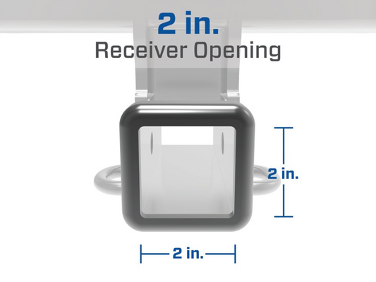 Heavy-Duty Class 3 Trailer Hitch | 2 Inch Square Receiver | Black | Compatible with Ford Maverick (2022-2025)