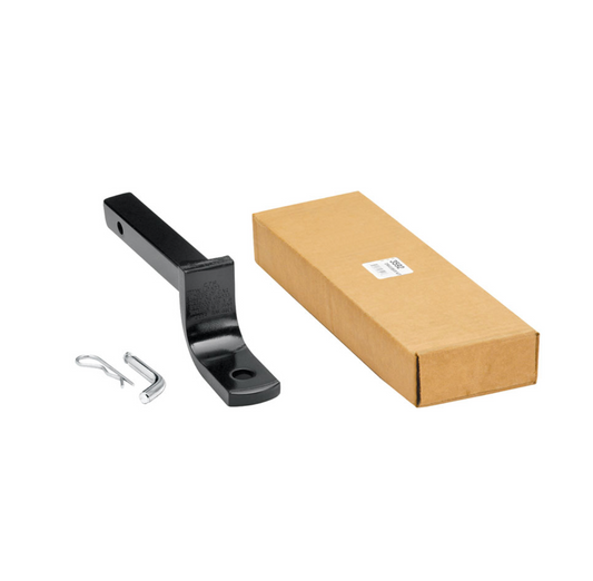 Ball Mount for 1-1/4" Receiver | 2.75" Drop, 2.125" Rise | 2,000 lb Capacity | Includes Pin & Clip | Black