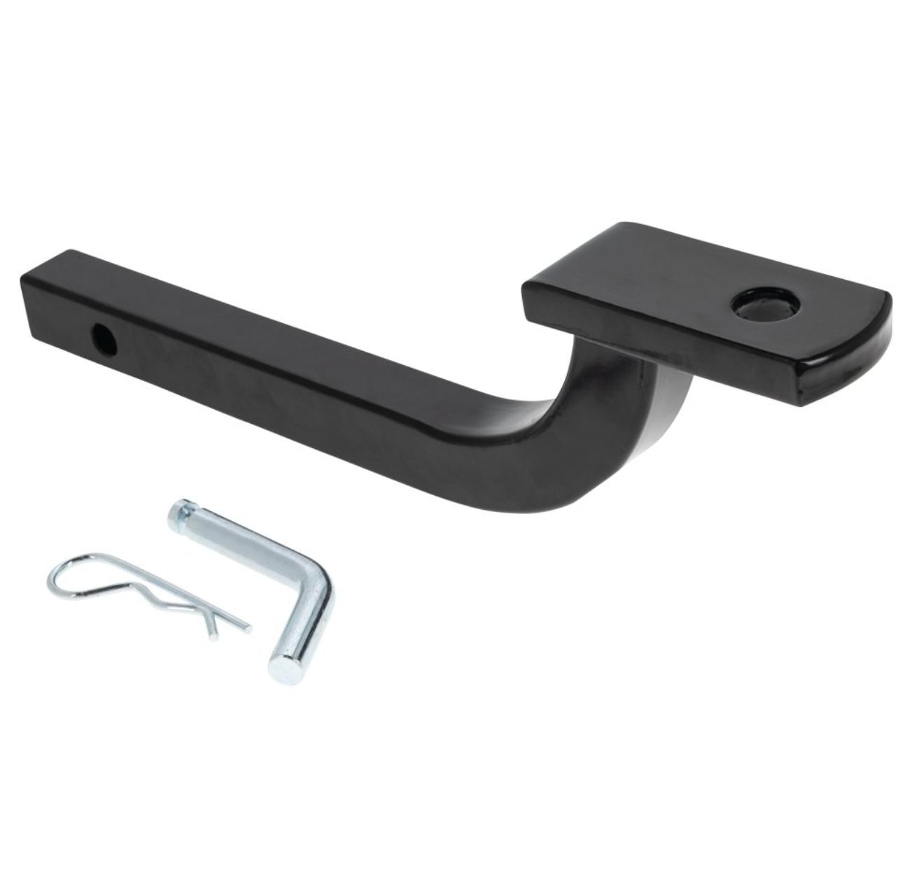 Trailer Hitch Ball Mount | Fits 1-1/4 Inch Square Receiver | 3.125 Inch Rise | 3,500 lbs. Capacity | Includes Pin & Clip | Black