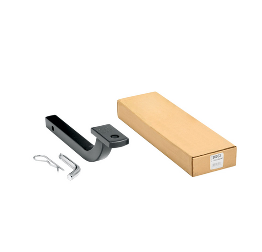 Trailer Hitch Ball Mount | Fits 1-1/4 Inch Square Receiver | 3.125 Inch Rise | 3,500 lbs. Capacity | Includes Pin & Clip | Black