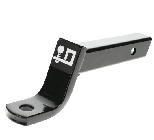 Heavy-Duty Trailer Hitch Ball Mount | Fits 2-Inch Receiver | 4-Inch Drop & 2.75-Inch Rise | 6,000 lbs Towing Capacity | Black Finish