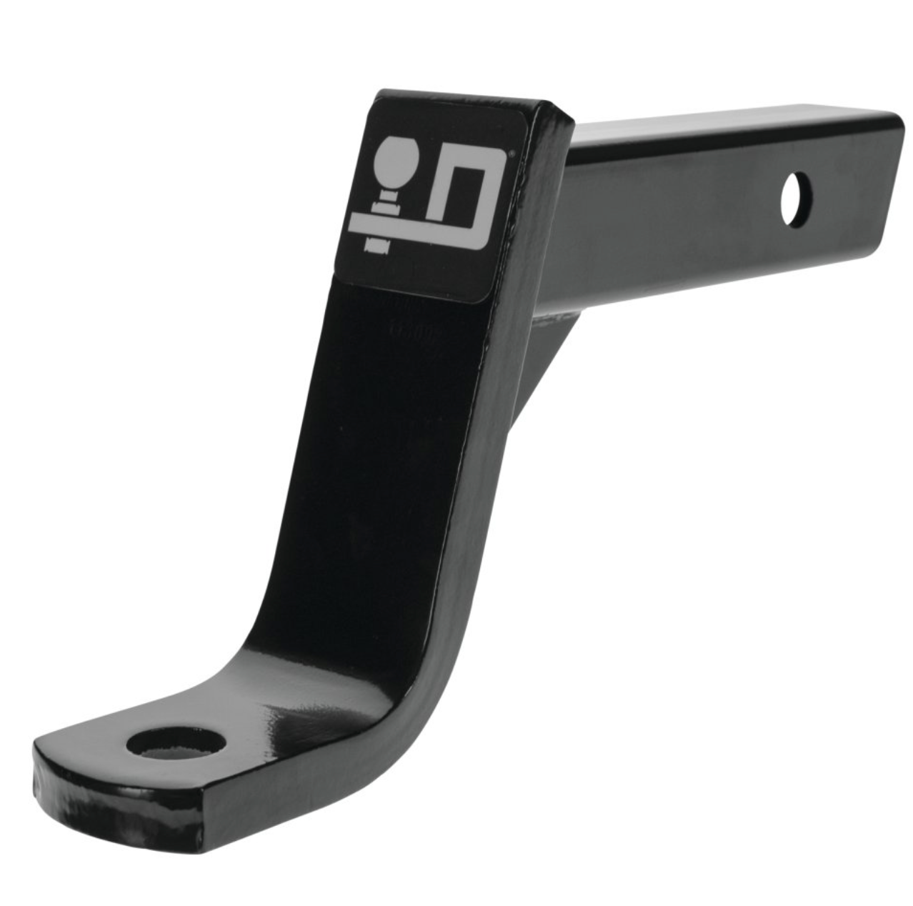 Trailer Hitch Ball Mount | 6-Inch Drop & 4.75-Inch Rise | 7,500 lbs Capacity | Fits 2-Inch Receiver | Black Finish