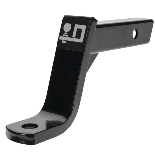 Trailer Hitch Ball Mount | 6-Inch Drop & 4.75-Inch Rise | 7,500 lbs Capacity | Fits 2-Inch Receiver | Black Finish