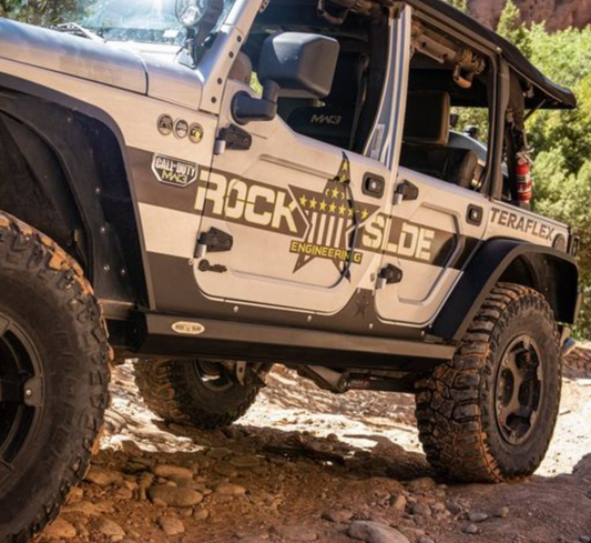 JEEP WRANGLER (2007-2017) WRANGLER JK (2018) 4D STEP SLIDERS (2 BOXES)