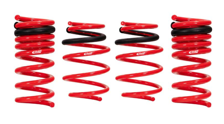 2022-2023 DODGE CHARGER & CHRYSLER 300 RWD 1.6 IN 1.7 IN SPORTLINE LOWERING SPRING KIT RED