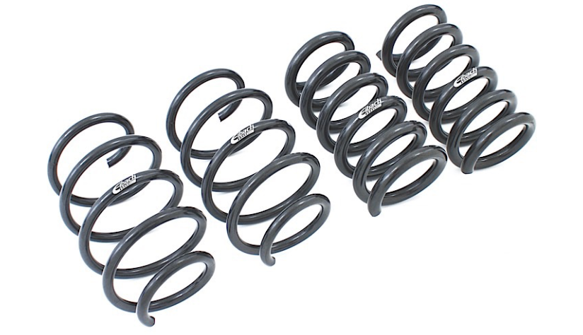 2015-2024 FORD MUSTANG GT COUPE-1.1IN-1.0IN PRO-KIT LOWERING SPRINGS DIAMOND BLACK
