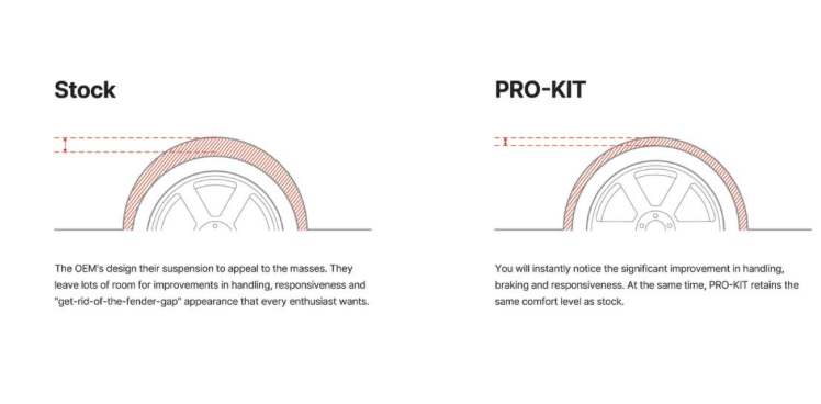 2025 TOYOTA CAMRY PRO-KIT LOWERING SPRING 4 SPRINGS BLACK