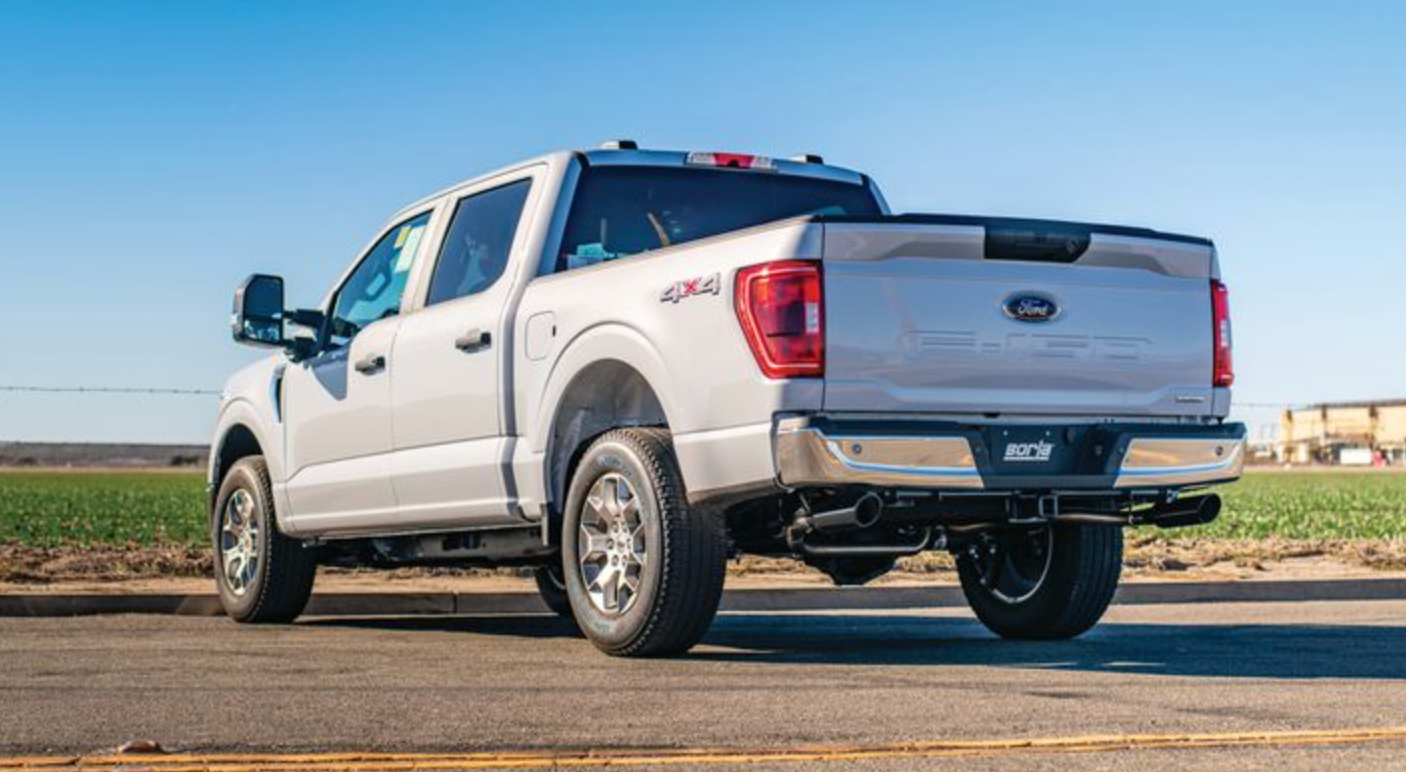 2021-2025 FORD F-150 2.7L/3.5L V6 4DR CC SB EC STB SS CAT-BACK ATAK BORLA EXHAUST SYSTEM